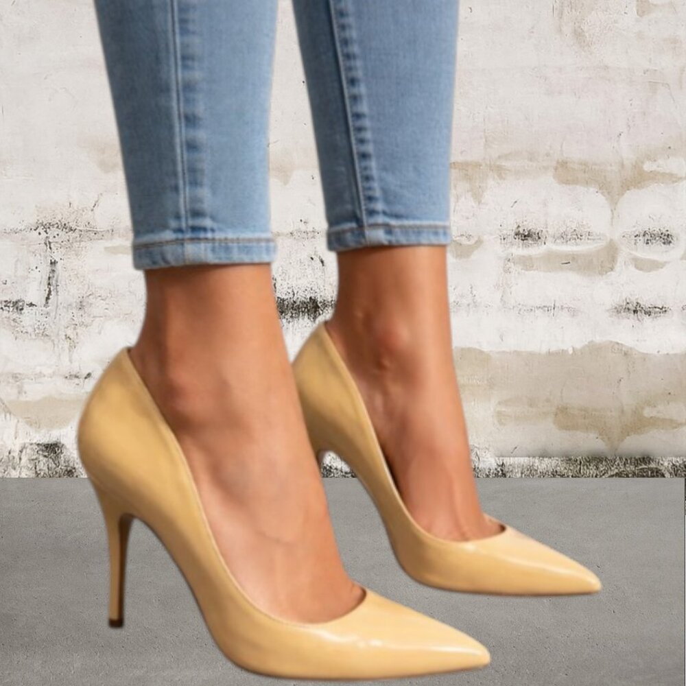 Kate Spade New York Patent Leather Pumps Neutral Size 9
